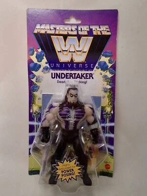 Mattel WWE MOTU Masters of the Universe UNDERTAKER wrestling action figure MOC