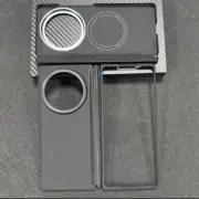 Genuine Carbon Fiber Hinge Axis Cover fr VIVO X Fold3 Pro Matte Armor Frame Case