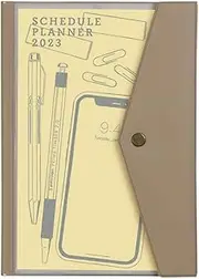 High Tide Planner, 2023 (Starts October 2022), Fugen Beige (A5 Monthly), Monthly Planner