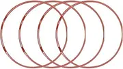 LISHAOHU Rim Protection Ring Made of Sturdy Aluminium Alloy, Easy to Assemble, One-Piece Rim Protection Ring, Self-Adhesive, Suitable for Many Models, Effective Protection of Rims (Orange, 21 inches)