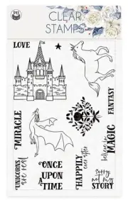 P13 Photopolymer Clear Stamps 11/Pkg-Once Upon A Time P13ONC30