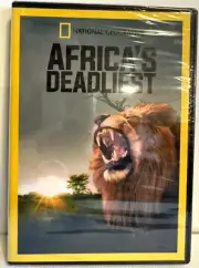 Africa's Deadliest DVD Nat Geo LIONS Scorpions Super Cat NEW SEALED SHIPS FREE!