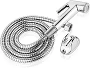 APTPKGDFDK Toilet Hand Bidets Faucet Bathroom Bidet Shower Sprayer Adapter Hose Spring Tube Holder Toilet Accessories Flushing Spray Gun Sleeve Socket(Hose Set)