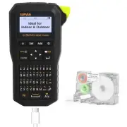 G15M Mini Portable Label Maker Machine with Tapes, Rechargeable 1200mAh Batte...
