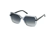 Escada SESD90 Women's Sunglasses CR39 Shiny Transparent Blue