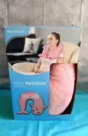 HealthTouch Vibration Neck Massager Pink Narwal Unicorn NIB