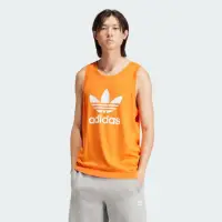 在飛比找momo購物網優惠-【adidas 愛迪達】背心 男款 運動背心 慢跑 三葉草 