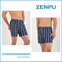 在飛比找蝦皮購物優惠-【ZENPU】英國LIGHT&DARK針織超柔軟條紋平口褲無