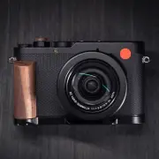 Wood Hand Grip Alloy Base QR L Plate New For Leica D-LUX8 LUX8 Type 3952A Camera