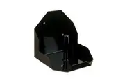 Stubbs Round Salt Lick Holder (Black) (One Size)