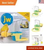 Assorted Color Bird Feeder & Water Cup - Secure Screw-On Design for Birds