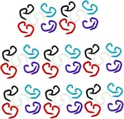 8 Pairs Silicone Earphone Hooks for Mask Rope Comfortable Ear Hooks Soft Silicon for Exercise Protection Random
