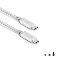 在飛比找momo購物網優惠-【moshi】Integra強韌系列 USB-C 充電編織線