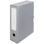 J.Burrows A4 Box File Spring 80mm Grey