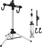 Bike Stand, Aluminum Alloy Bike Repair Stand Bicycle Repair Holder, Lightweight Bike Repair Stand Adjustable for MTB Road Bike Maintenance Repair Tool Aluminum Alloy