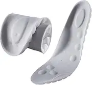 [Generic] Sweat Absorbing Shoe Insole, 4D Anti Sweat Shoe Insoles, Anti Sweat Washable Thick PU Damping Insoles For Walk Summer Sports Arch Support