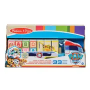 Melissa and Doug Paw Patrol Wooden ABC Block Truck