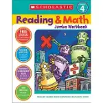 READING & MATH JUMBO WORKBOOK: GRADE 4