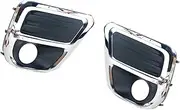 Compatible With Subaru For Forester SK 2019 2020 2021 Car Front Bumper Fog Light Lamp Frame Cover Foglamp Trim Cap Hood Lid Bezel 57731SJ120 Fog Light Cover (Size : Pair 1)