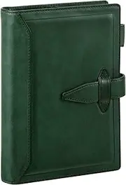Raymei Fujii DB3014M Personal Notebook, Da Vinci Loroma Classic Bible Green
