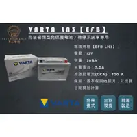 在飛比找蝦皮購物優惠-【不二車坊】VARTA華達《EFB E45 LN3 DIN7