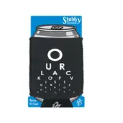 Our Lack Of Vision - Funny Novelty Stubby Holder With Base