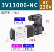 1pcs AirTAC Solenoid Valve 3V11006NCA Electronic Gas Valve AC220V