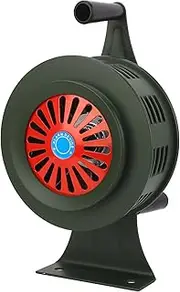 Handheld Air Raids Siren, 120dB Hand Crank Siren, Portable Loud Adjustables Volume Home Self Security Alarm Siren, Emergency Safety Manual Siren, Green