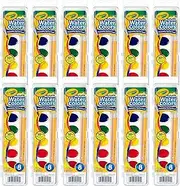 Crayola Washable Watercolors, 12 Paint Sets for Kids, School Supplies Bulk, 8 Vibrant Colors