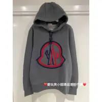 在飛比找蝦皮購物優惠-MONCLER 男款 灰色帽T