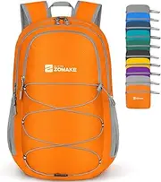 ZOMAKE 28L Lightweight Foldable Backpack- Packable Daypack Water Resistant for Travel Hiking Camping Walking