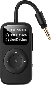 SoundSync Pro Bluetooth Transmitter & Receiver for Airplane Easy Setup Bluetooth