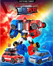 [FREE Shipping] TOBOT TWIN PUNCH Heroes transformer Robot Action Figure