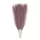 3pcs Dried Faux Pampas Grass 17" Artificial Pampas Grass Decor Light Purple