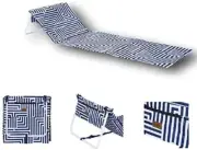 Outdoor Portable Folding Chair Beach Mat Ultra Light Fishing Sun Lounger Carr...