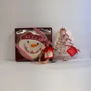 Hallmark Share The Merry Snowman Plate Plus Christmas Tree,Snowman Cookie Cutter