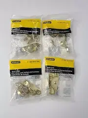 Lot of 4 Stanley Hardware 57-1060 Bright Brass Window Security Sash Lock