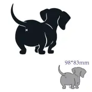 Dog Butt Metal Cutting Dies Die Cuts Decoration Scrapbook Craft Card Making