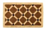 Mahi 100% Thick Coir Doormat - Entry Mat, Welcome Mat, Door mat, Non Slip, Anti Slip, Front Door, Waterproof, Durable