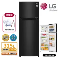 在飛比找蝦皮商城優惠-【LG 樂金】315L 一級能效 直驅變頻上下門冰箱 星夜黑