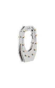 [Rainbow K] Cyborg 14K Gold Diamond Single Earring