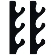 1 Pair Of Mounted Sword Holders Sword Holders Wall-mounted Sword Holders Blac