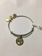 Alex And Ani Two Tone Letter M Bracelet