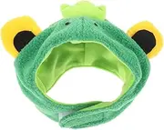 VANZACK Frog Hat for Dogs Cats Adorable Pet Headwear for Cosplay Parties Soft Comfortable Easy Birthdays Special Occasions