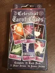 Celestial Tarot Cards 78 Arcana Card Deck Colorful 22 Major 56 Lesser New
