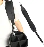 Golf Bag Straps Replacement - Adjustable Golf Bag Straps - Sturdy Thick Pad Straps, Single Padded Adjustable Straps, Non-Slip Single Padded Shoulder Strap for Travel Bag
