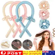 Heatless Curling Rod Headband Silk Curling Ribbon Hair Roller Lazy Curler SetLQ