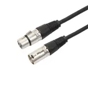 2Pcs 3M 3-Pin Xlr Male To Xlr Female Microphone Cable