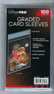 100 Ultra Pro ReSealable Graded Card Bags Sleeves 1 Pack of 100