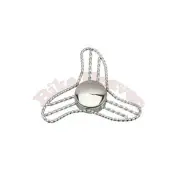 Lowrider Boom Ring Twisted Knock-Off T/Less Chrome Chopper Cruiser Show